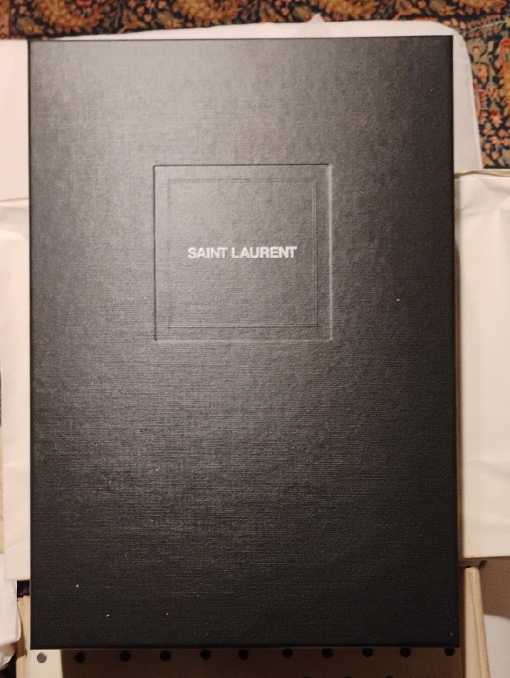 Saint Laurent Black Textured Presentation Box